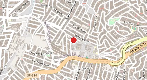 Mapa de Jardim Thomas