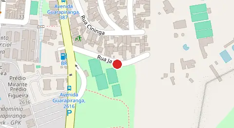 Mapa da localização