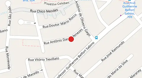 Mapa da localização
