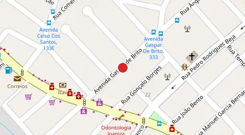 Mapa da localização