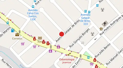 Mapa da localização