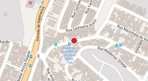 Mapa da localização
