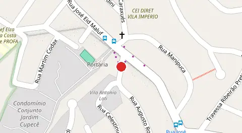 Mapa da localização