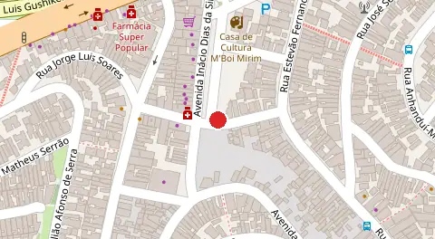 Mapa da localização