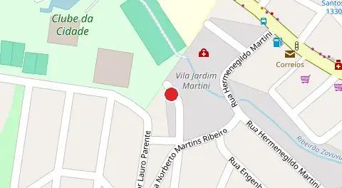 Mapa da localização