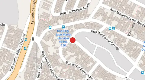 Mapa da localização