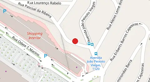 Mapa da localização