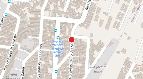 Mapa da localização