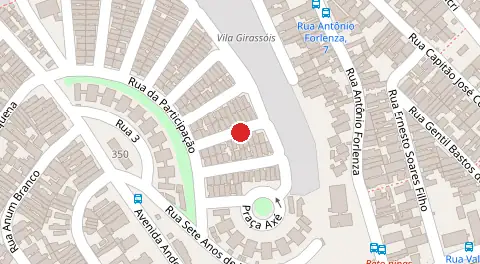 Mapa da localização