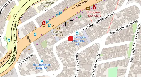 Mapa da localização