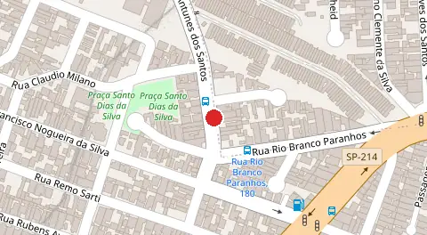 Mapa da localização