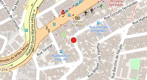 Mapa da localização
