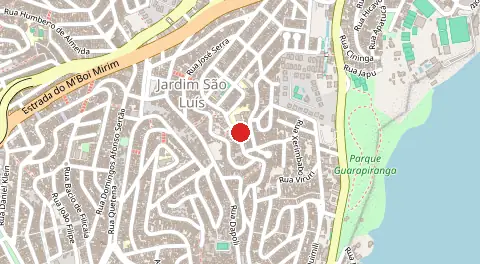 Mapa de Jardim das Flores