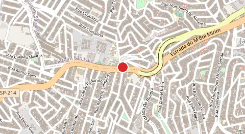 Mapa de Jardim Mazza
