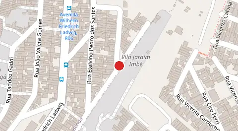Mapa da localização