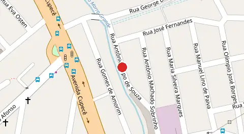 Mapa da localização