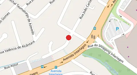 Mapa da localização