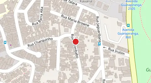 Mapa da localização