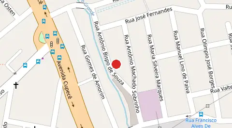 Mapa da localização
