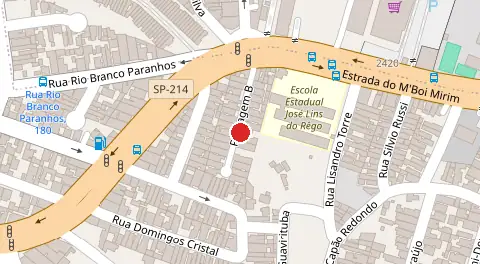 Mapa da localização