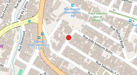 Mapa da localização
