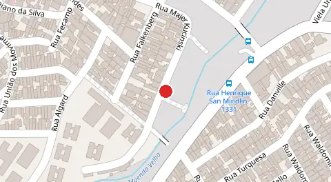 Mapa da localização