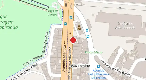 Mapa da localização