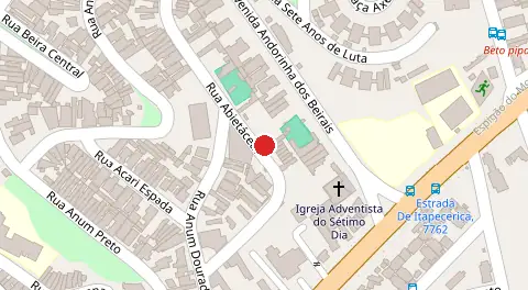Mapa da localização