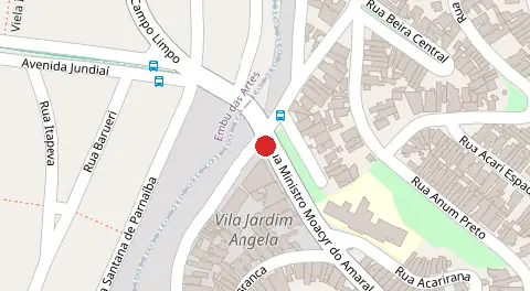 Mapa da localização