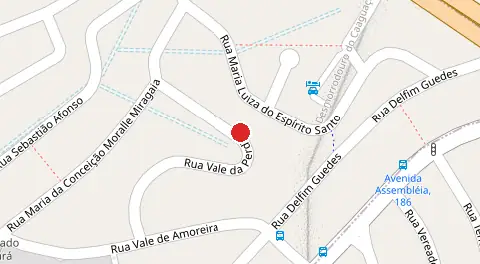 Mapa da localização