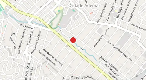 Mapa de Rua Arvore de Balsamo