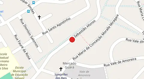 Mapa da localização