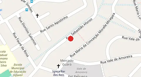 Mapa da localização