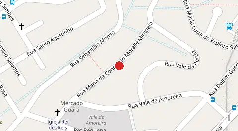 Mapa da localização