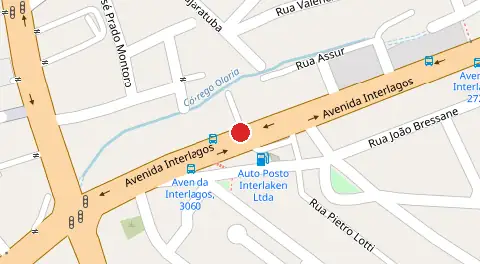 Mapa da localização
