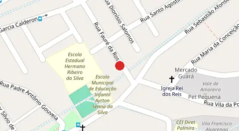 Mapa da localização