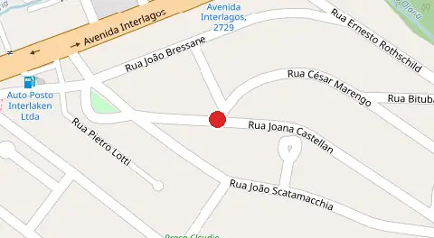 Mapa da localização