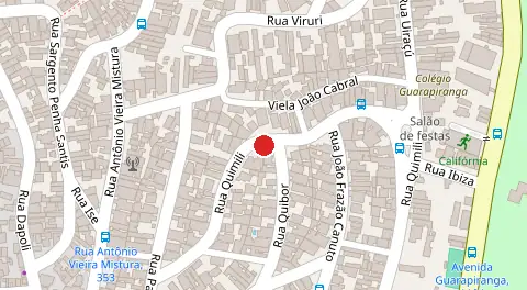 Mapa da localização