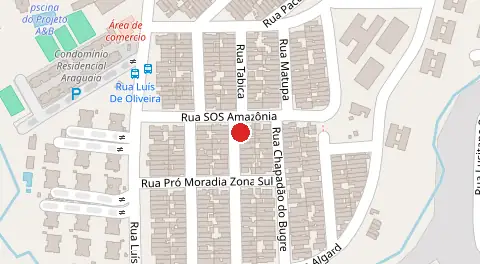 Mapa da localização