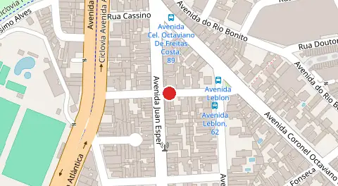 Mapa da localização