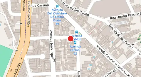 Mapa da localização