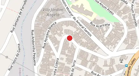 Mapa da localização