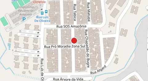 Mapa da localização