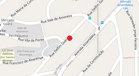 Mapa da localização