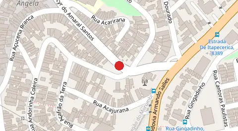 Mapa da localização