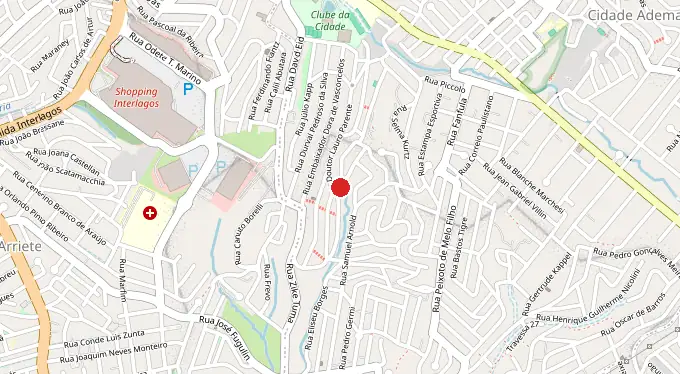 Mapa de Viela São Carlos