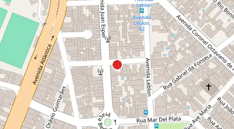 Mapa da localização