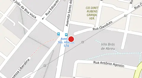 Mapa da localização