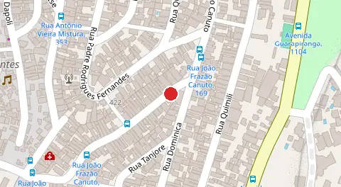 Mapa da localização