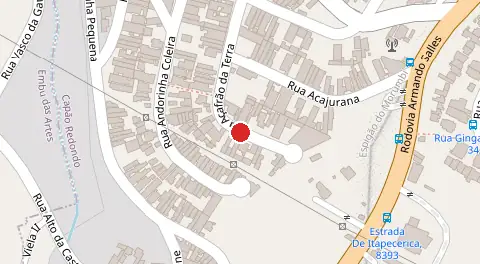 Mapa da localização